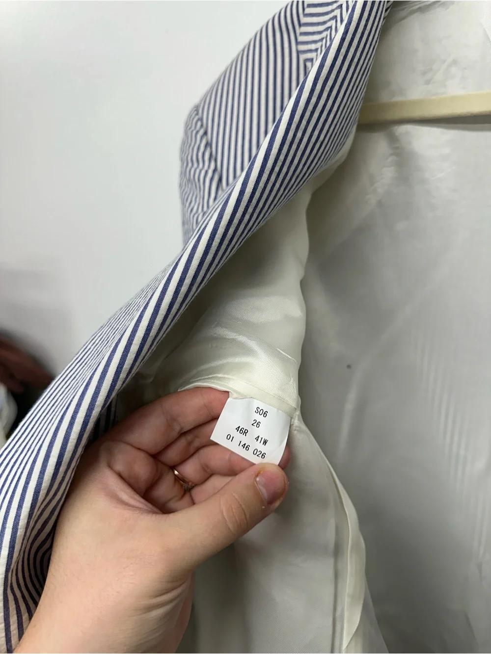Brooks Brothers Classic Fit Cotton Seersucker 1818 Suit Coat